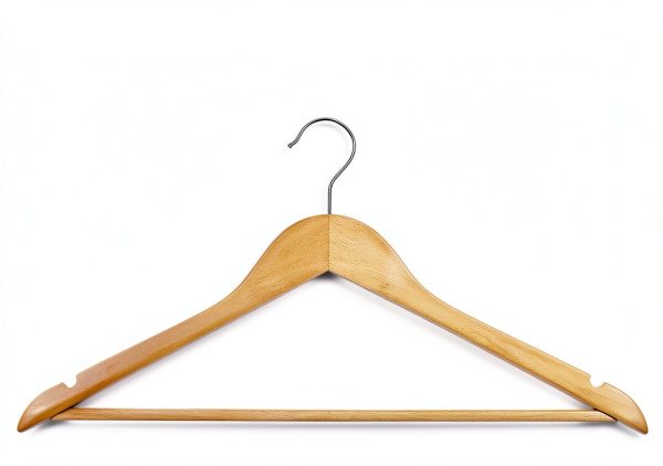 Wooden Coat Hangers Utopia Home Closet Heavy Duty Pack of 30 Natural-1
