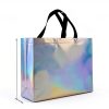 cabzymx Iridescent Reusable Gift Bags 25 Pack Non-Woven with Handles-2