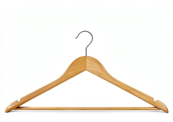 Wooden Suit Hangers Utopia Home Pack of 20 Natural-1