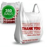 Thank You Plastic Bags 350 Count Reli 11.5 x 6.5 x 21 Inch-0