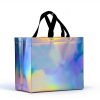 cabzymx Iridescent Reusable Gift Bags 25 Pack Non-Woven with Handles-4