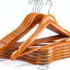 Wooden Suit Hangers Utopia Home Pack of 20 Natural-7