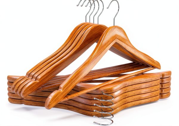 Wooden Suit Hangers Utopia Home Pack of 20 Natural-7