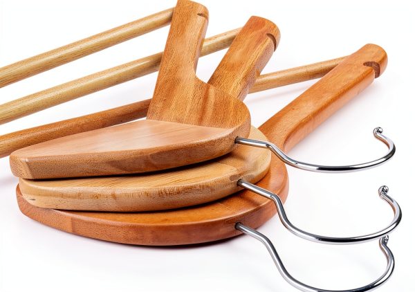 Wooden Suit Hangers Utopia Home Pack of 20 Natural-5