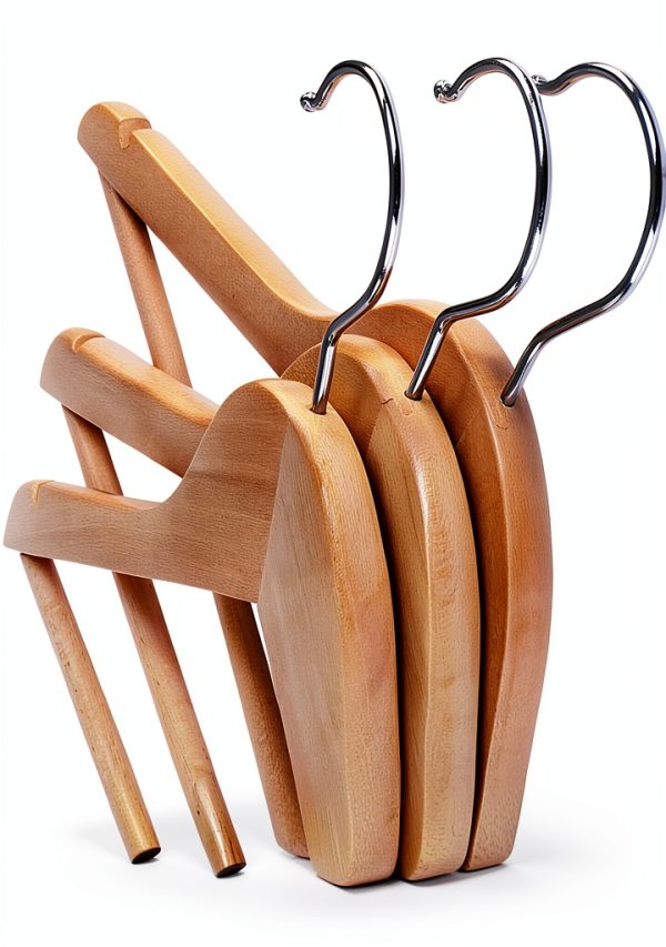Wooden Coat Hangers Utopia Home Closet Heavy Duty Pack of 30 Natural-6