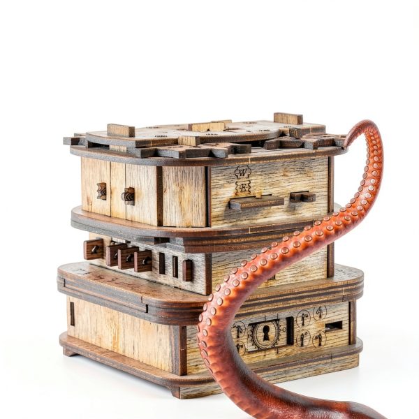 iDventure Cluebox Davy Jones Locker Escape Room Puzzle Box 11124-5