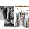 Kalimdor Stainless Steel Pants Hanger 4 Pack Space Saving Organizer-1