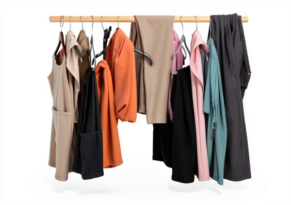 MORALVE Beech Wood Pants Hanger 2 Pack Foldable Anti Slip-2