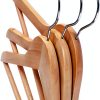 Wooden Suit Hangers Utopia Home Pack of 20 Natural-6