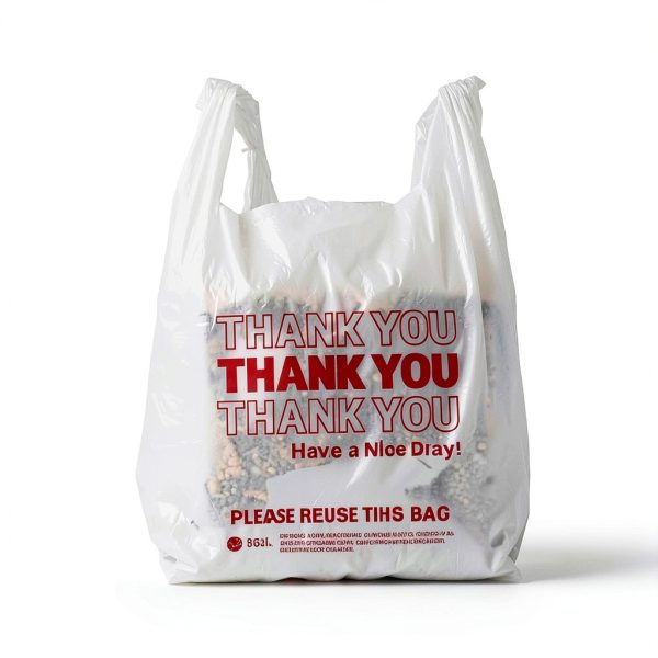 Reli Plastic Thank You Bags Bulk 1050 High Density White 11.5x6.5x21-5