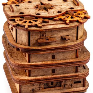 iDventure Cluebox Davy Jones Locker Escape Room Puzzle Box 11124-0