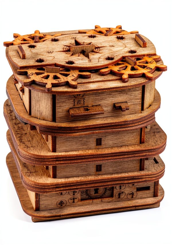 iDventure Cluebox Davy Jones Locker Escape Room Puzzle Box 11124-0