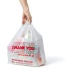 Reli Plastic Thank You Bags Bulk 1050 High Density White 11.5x6.5x21-2