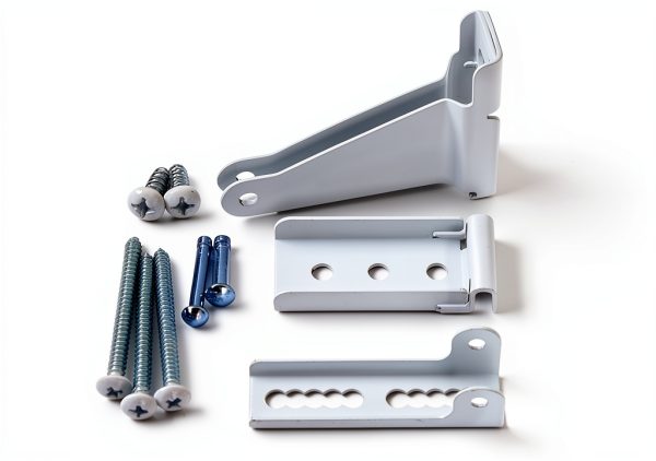 Andersen Storm Door Closer Bracket White Screw-In Mounting-0
