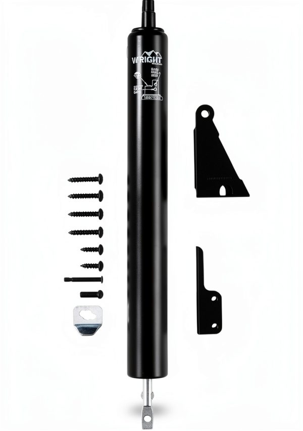 Wright Products V1020BL Pneumatic Door Closer Black-0