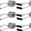 Yaocom Butterfly Spring Hinge Door Closer 6 Pack with Rubber Bumpers-0