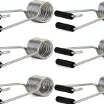 Yaocom Butterfly Spring Hinge Door Closer 6 Pack with Rubber Bumpers-0