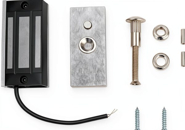 Electric Magnetic Lock QWORK 4 Pack 60kg Holding Force Door Lock-6