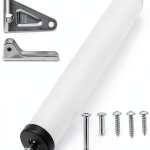 Heavy Duty Pneumatic Screen Door Closer RUGLAMZHIP Silvery 90° Open-0