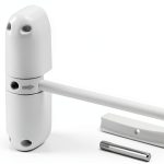 Safety Spring Door Closer Prime-Line KC10HD 4-1/4in White Mount-0