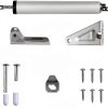 Heavy Duty Pneumatic Screen Door Closer RUGLAMZHIP Silvery 90° Open-2