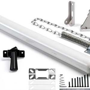 Screen and Storm Door Closer Kit MaxxGeek All-in-One Closer Black-0