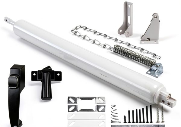 Screen and Storm Door Closer Kit MaxxGeek All-in-One Closer Black-0