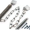 Screen Door Chain OZXNO Storm Door Protector with Spring Silver-0