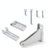 Reinforced Storm Door Closer Bracket Kit by Mirfane – Heavy‑Duty White-1