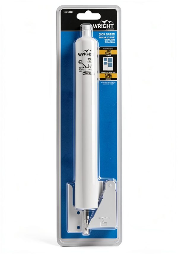 Pneumatic Door Closer by Wright Products - White V920WH Model-1