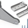 Reinforced Storm Door Closer Bracket Kit by Mirfane – Heavy‑Duty White-0
