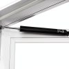 Standard Duty Pneumatic Door Closer Wright Products V920BL Black 12in-2