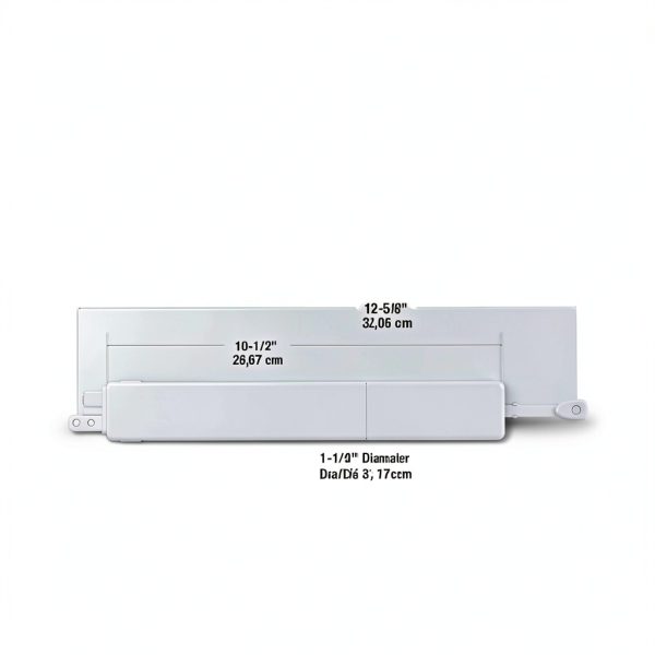 Standard Duty Pneumatic Door Closer Wright Products V920BL Black 12in-5