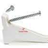 Reinforced Storm Door Closer Bracket Kit by Mirfane – Heavy‑Duty White-3