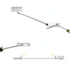 Reinforced Storm Door Closer Bracket Kit by Mirfane – Heavy‑Duty White-5