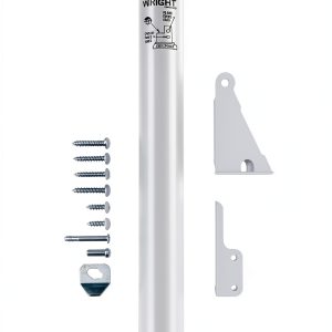 Pneumatic Door Closer by Wright Products - White V920WH Model-0