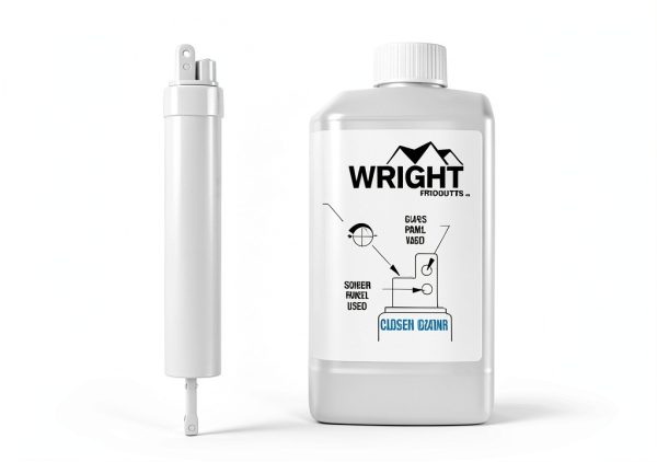 Pneumatic Door Closer by Wright Products - White V920WH Model-5