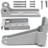 Reinforced Storm Door Closer Bracket Kit KOMOHOM - Durable Metal White-0