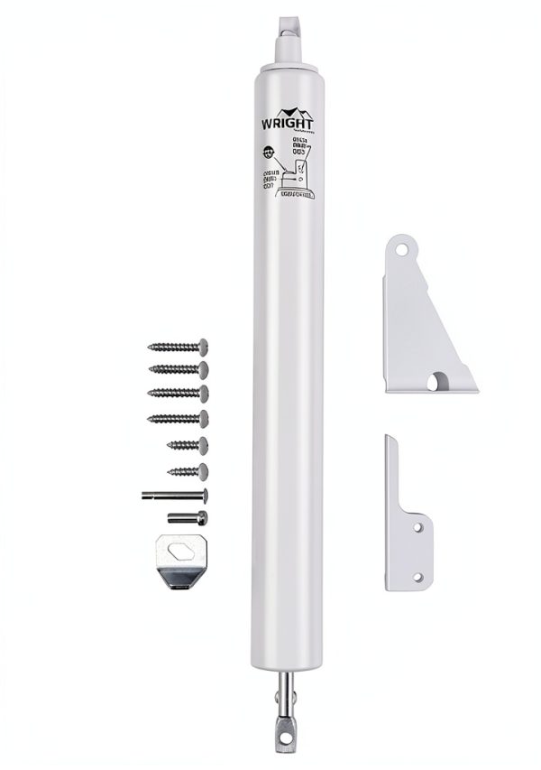 Pneumatic Door Closer by Wright Products - White V920WH Model-3